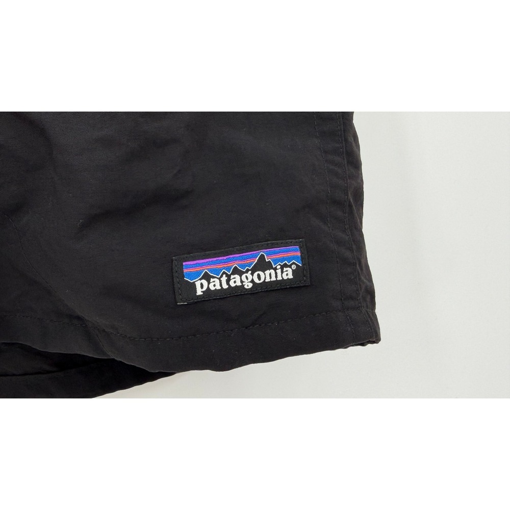 Patagonia Baggies Shorts Mens Small Black NetPlus Recycled Nylon 5 Inch Inseam - Picture 8 of 9